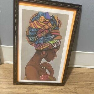African Queen Portrait Home Decor